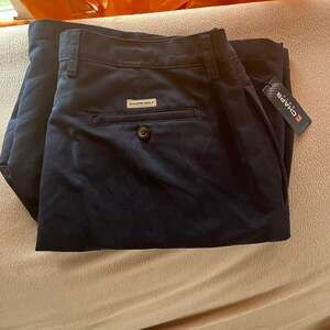 Chaps Mens Golf Performance Chino Stretch Slim Pants